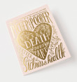Lovely Design Till Death Do Us Part Folder Greeting Card Set Of 10