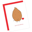 I Yam In Love With You Folder Greeting Card Set Of 10