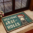 Funny Design Wellcome Arse Holes Doormat Home Decor
