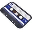Black And Blue Pattern Retro Cassette Doormat Home Decor