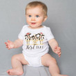 Herd That Black And White Cow Short Sleeve Baby Onesie