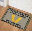 Marine Veteran He's Got This Design Doormat Home Decor