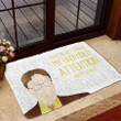 3d The Office Dwight Schrute Custom Name Design Doormat Home Decor