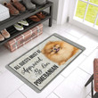 Awesome Design Doormat Home Decor All Guests Must Be Approved By Our Pomeranian