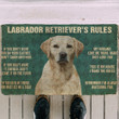 Adorable My Labrador Retriever's Rules Doormat Home Decor