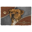 Special Love Of American Staffordshire Terrier Doormat Home Decor