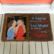 3d Girl By The Window Be Sad In My Home Design Doormat Home Decor