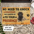 Dog Species Custom Name Doormat Home Decor No Need To Knock Leonberger Dog