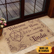 Custom Name Doormat Home Decor Welcome To Our Home Roll For Initiative