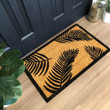 Tropical Palms Leaf Silhouette Design Doormat Home Decor