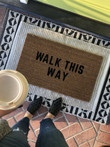 Funny Ideal Walk This Way Design Doormat Home Decor
