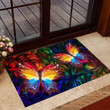 Colorful Butterfly Magical World Heaven Doormat Home Decor