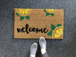 Sour Taste Of Lemon Design Doormat Home Decor