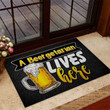 Cool Design Doormat Home Decor A Beergetarian Lives Here Beer