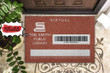 Vintage Reading Library Card Design Doormat Home Decor Custom Name