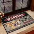 Design Doormat Home Decor Pet Warning This Property Protected By Chihuahua