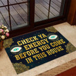 Mandala Check Ya Energy Evil Eyes Design Doormat Home Decor