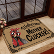 Design Doormat Home Decor Fashionable Chicken Welcome Mother Clucker