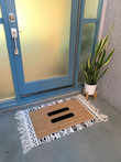 Simple Equality Symbol Minimalism Style Design Doormat Home Decor