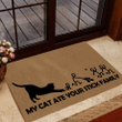 Funny Doormat Home Decor My Cat Ate Your Stick Family