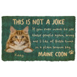 Lovely Doormat Home Decor This Is Not A Jock Maine Coon