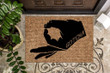 Gotcha Game Funny Hand Gesture Design Doormat Home Decor