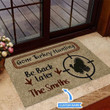 Nice Gone Turkey Hunting Be Back Later Doormat Home Decor Custom Name