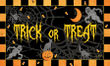 Trick Or Treat Spooky Halloween Night Design Doormat Home Decor