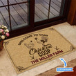 Doormat Home Decor Custom Name Chicken Welcome To Our Chicken Coop
