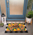 Hello Summer Lemon Pattern Design Doormat Home Decor