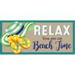 Relax You Are On Beach Time Design Doormat Home Decor