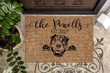 Shar Pei Funny Dog Custom Name Design Doormat Home Decor