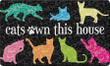 Gift For Cat Lovers It's The Cat's House Design Doormat Home Decor
