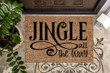 Jingle All The Way Christmas Design Doormat Home Decor