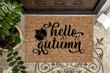 Fall Leaf Hello Autumn Design Doormat Home Decor