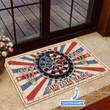 Classic Doormat Home Decor Custom Name Darts Us Flag