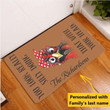 You Look Really Silly Doing Funny Chicken Custom Name Doormat Home Decor
