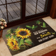 Blossoming Sunflower Doormat Home Decor Parrot Every Day Is A New Beginning