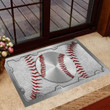 Baseball Metal The Love Of Sport Design Doormat Home Decor