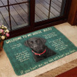 Custom Name Doormat Home Decor Labrador Retriever Welcome To My House Rules