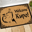 Final Fantasy Welcome Kupo Design Doormat Home Decor