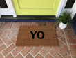 Simple But Modern Yo Design Doormat Home Decor