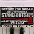 3d Firefighter Before You Break Into My House You're On Your Way Doormat Home Decor