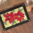 Pretty Poinsettias Flowers Plant Of Paradise Design Doormat Home Decor