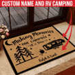 Custom Name Doormat Home Decor Making Memories One Campsite At A Time