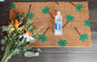 Aloha Summer Patterned Palm Tree Design Doormat Home Decor
