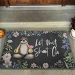 Plant Frame Let That Go Sloth Design Doormat Home Decor