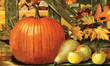 Fall Feast Pumpkin And Maple Leaf Design Doormat Home Decor