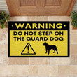 Doormat Home Decor Pitbull Do Not Step On The Guard Dog