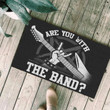 Are You With The Band Satan Design Doormat Home Decor